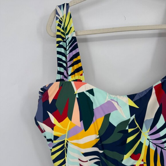 Jantzen Glamour One-Piece with Adjustable Straps Tropical Utopia Woman’s size 28 - Picture 3 of 14